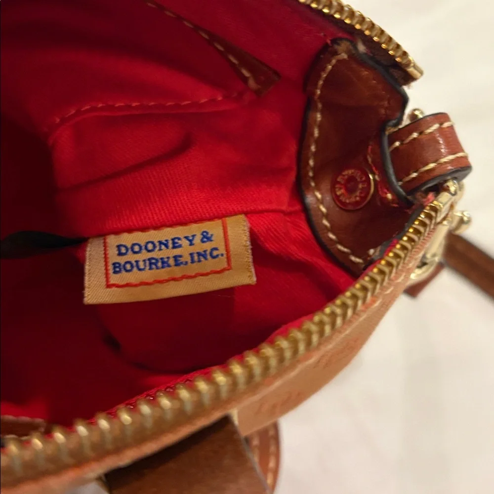 Dooney & Bourke Ruby mini Satchel Crossbody Bag in burnt orange/rust brown - Picture 16 of 16